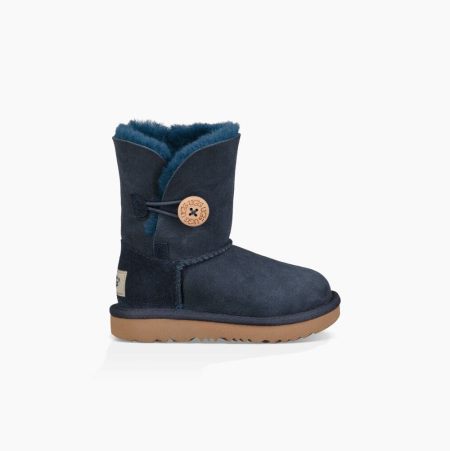 UGG Bailey Button II - Boots Småbarn - Marineblå (NO-R645)